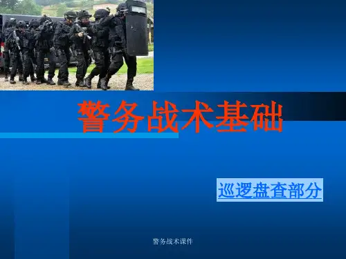 警务战术课件