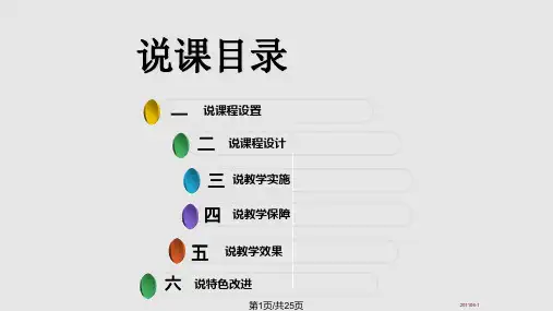 就业指导说课PPT课件