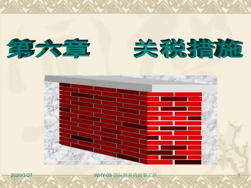 国际贸易政策工具