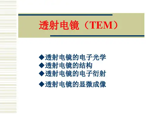透射电镜(TEM)