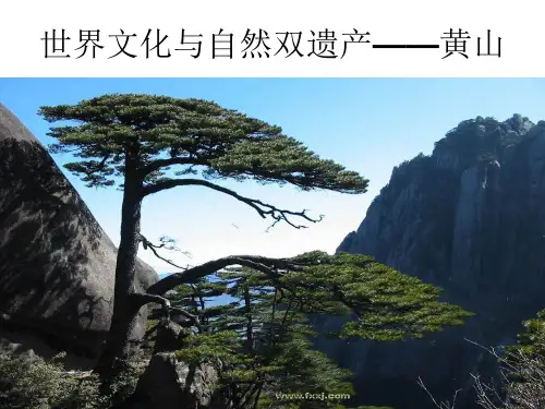 黄山旅游PPT课件