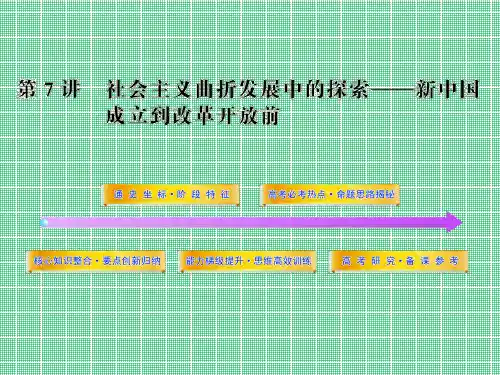 3.1社会主义曲折发展中的探索——新中国成立到改革开放前