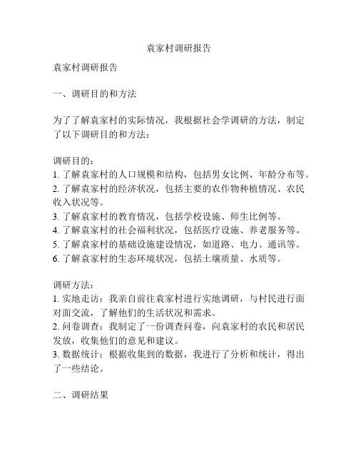 袁家村调研报告