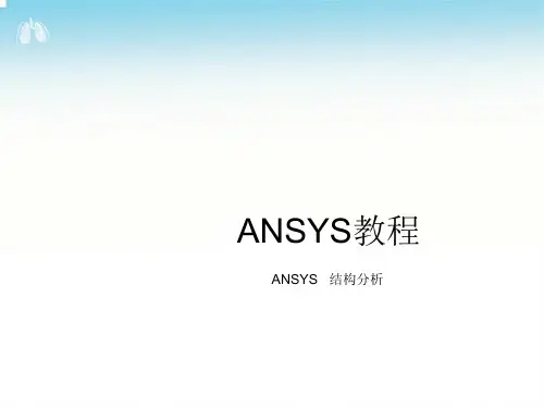 Ansys基础教程
