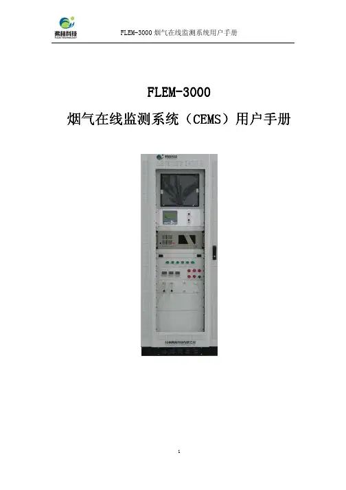 在线监测flem-3000用户手册