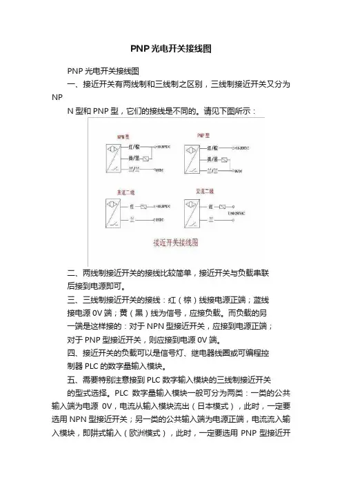 PNP光电开关接线图