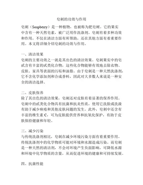 皂刺的功效与作用