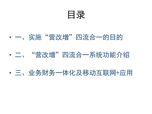 营改增四流合一专项交流会课件