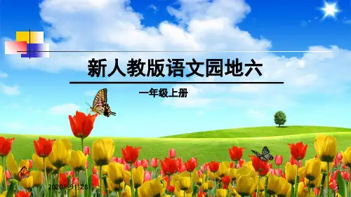 新版一年级上册语文《语文园地六》实用PPT课件