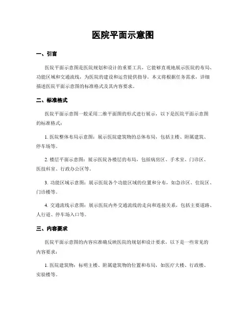 医院平面示意图