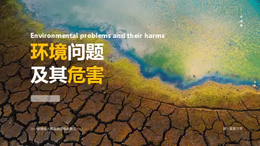 【高中地理】环境问题及其危害课件 地理人教版(2019)选择性必修三