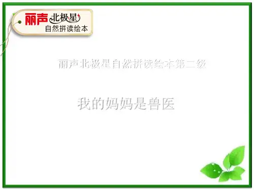 丽声北极星自然拼读绘本第二级 My Mum, the Vet 课件