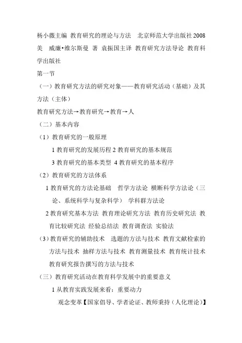 教育研究方法