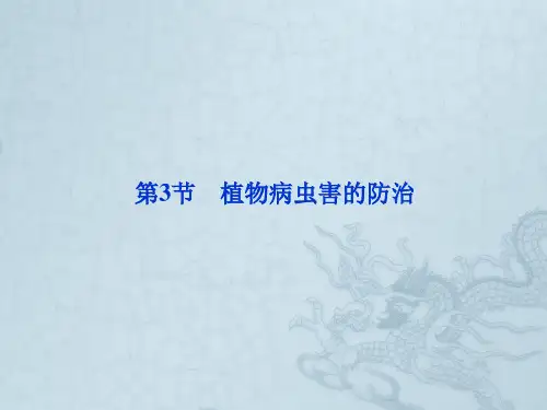 【优化方案】高中生物 第一章 第3节植物病虫害的防治课件 北师大版选修2