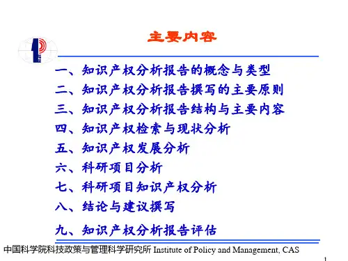 科研项目知识产权分析报告(PPT 53页)