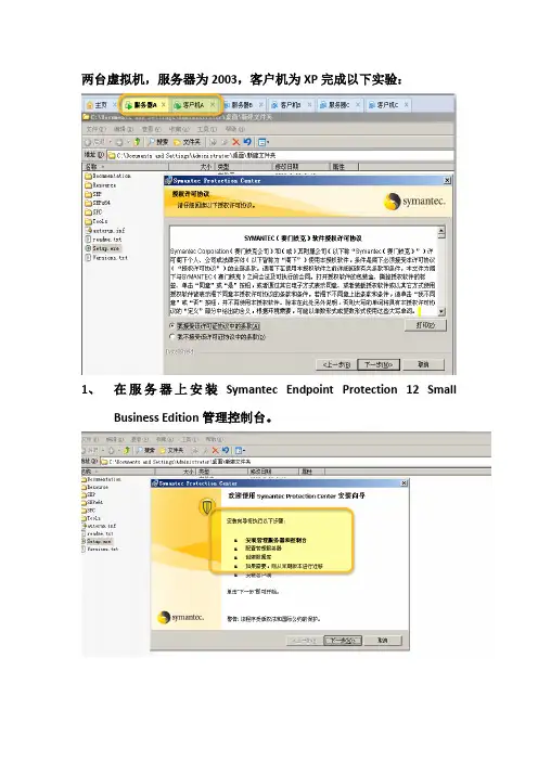 Symantec 企业版的使用和授权