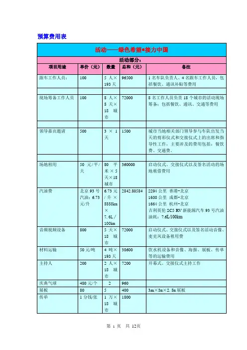 “弘扬爱国精神,喜迎北京奥运”火炬传递策划书