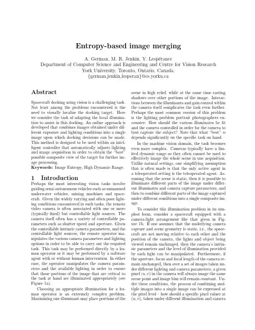 Entropy-based image merging