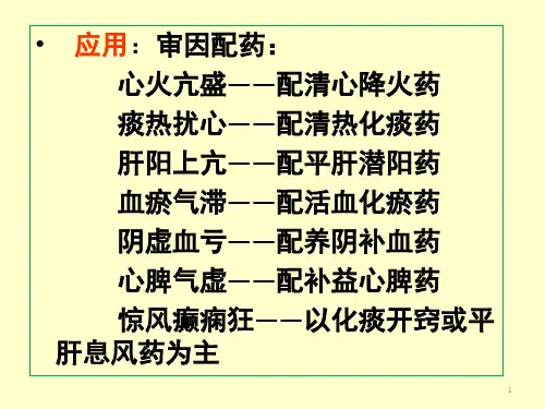 安神药PPT课件