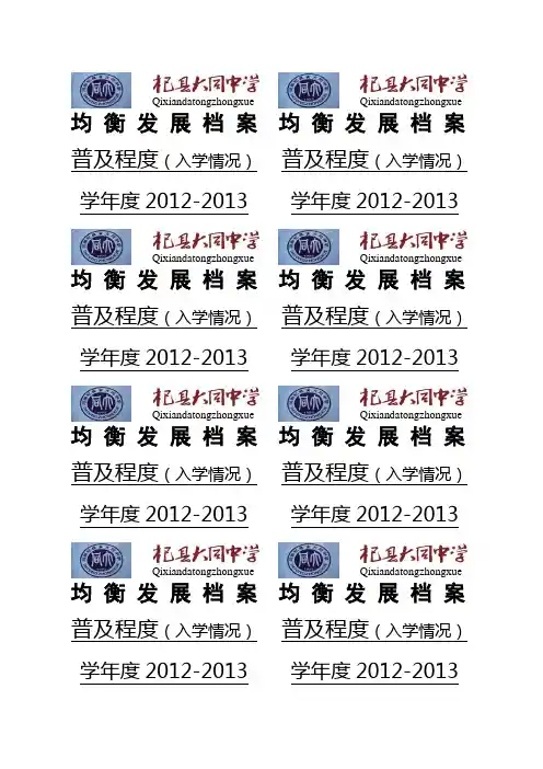 档案封面