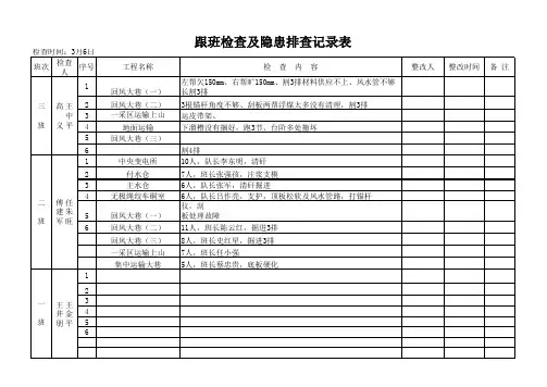 跟班检查记录Workbook (3)(1)