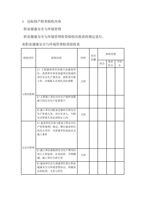 火电工程达标投产验收规程