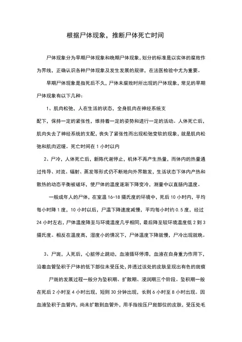 法医学作业!