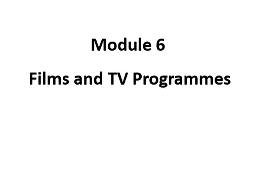 高中英语《Module 6 Films and TV Programmes》优质教学课件