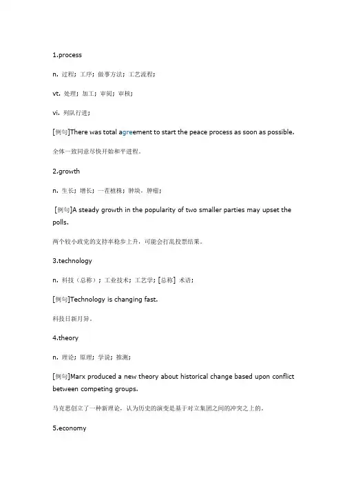 2017英语高频单词