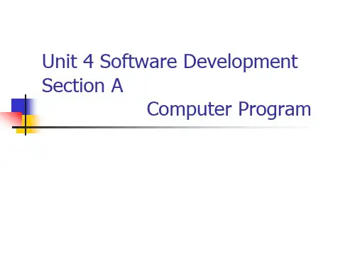 计算机专业英语Unit04-Programming and Simulation