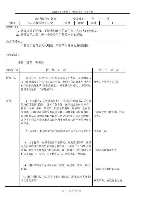 5、乐舞情牵美辽宁