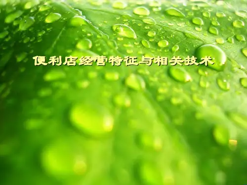 便利店的商品结构( 19页)幻灯片PPT