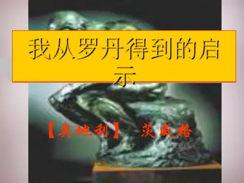 第13课《我从罗丹得到的启示》ppt课件全面版