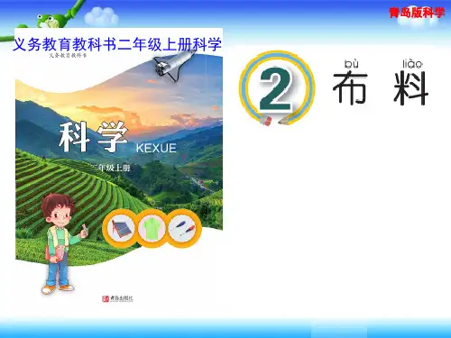 青岛版二年级上册科学1.2布料PPT课件