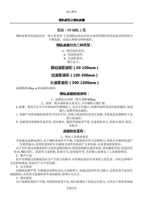 钢轨波磨