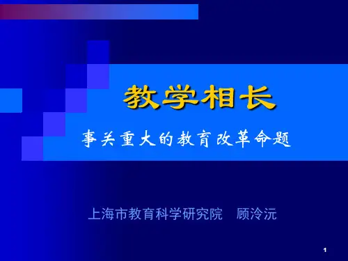 教学相长PPT课件