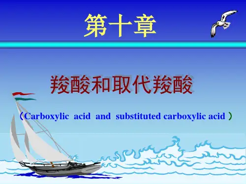 羧酸和取代羧酸10-PPT课件