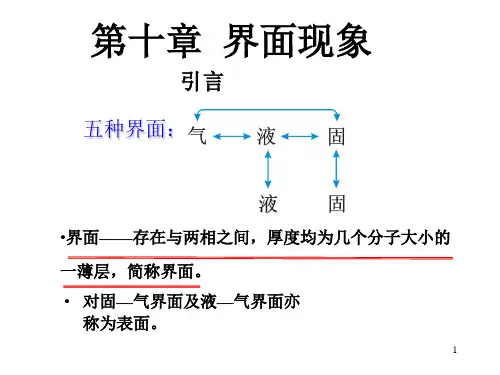第十章__界面现象2005.11.20