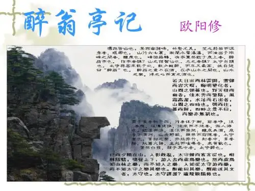 28.《醉翁亭记》
