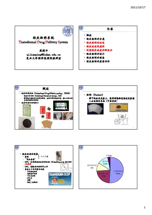 经皮给药系统
