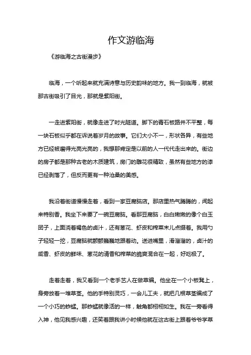 作文游临海
