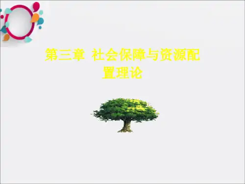 社会保障理论_李珍_第三章