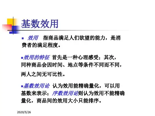 第二章消费者选择
