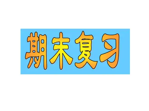 八年级下册人教版政治期末复习课件
