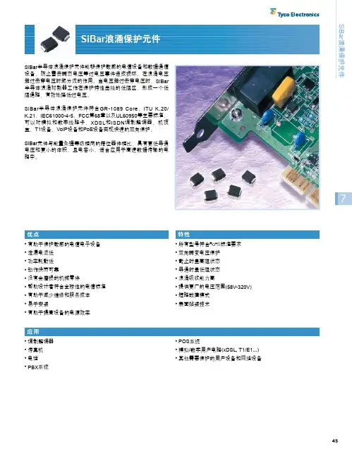 浪涌保护元件SiBar