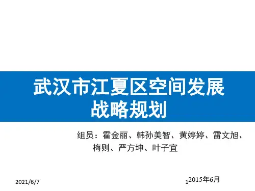 江夏区空间发展战略