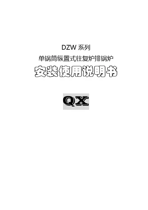 DZW系列说明书