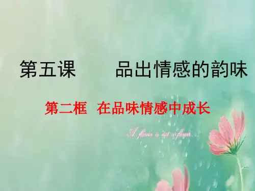 5.2在品味情感中成长课件