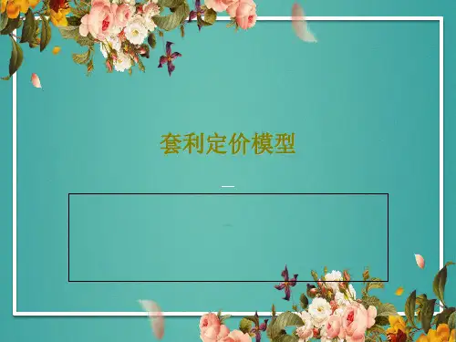 套利定价模型PPT72页