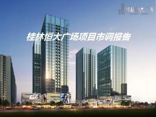 桂林恒大广场周边商业项目详细调研分析及市调汇编资料.